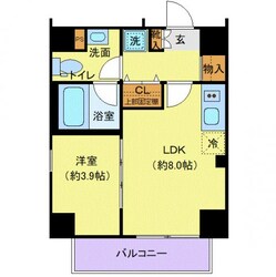 ディアレイシャス南砂町の物件間取画像